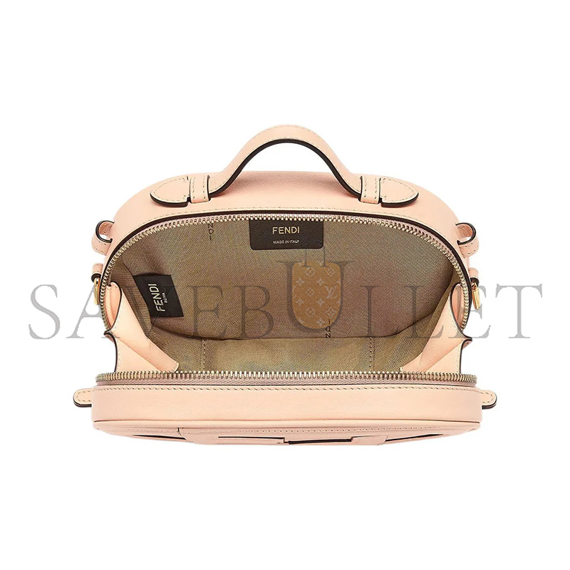 FENDI VITELLO GRACE MATTE O'LOCK MINI CAMERA CASE LIGHT ROSE 8BS058A5DYF14N1 (21*13*8cm)
